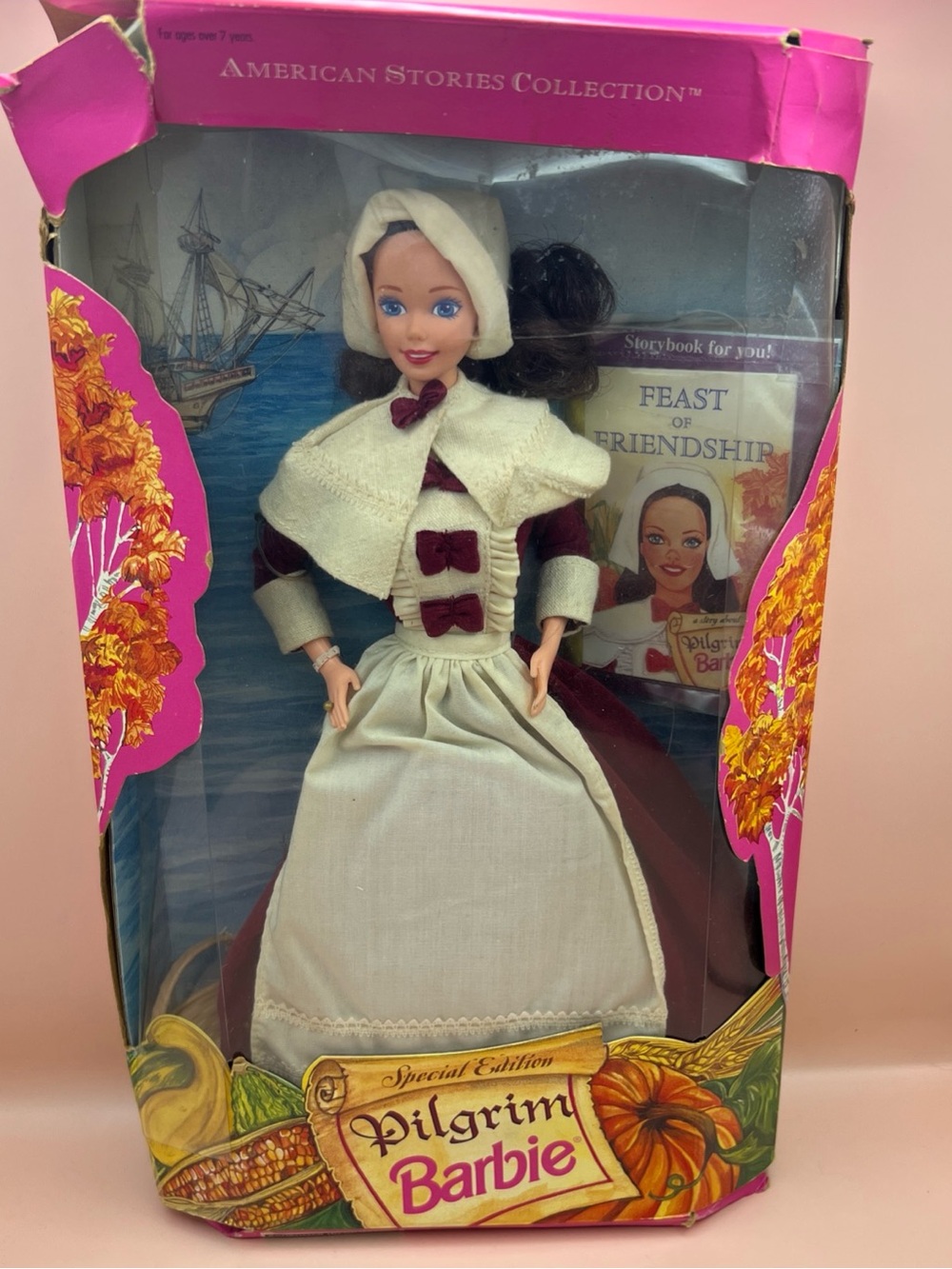 1994 Pilgrim Barbie American Stories Collection Special Edition Doll 12577 NFRD